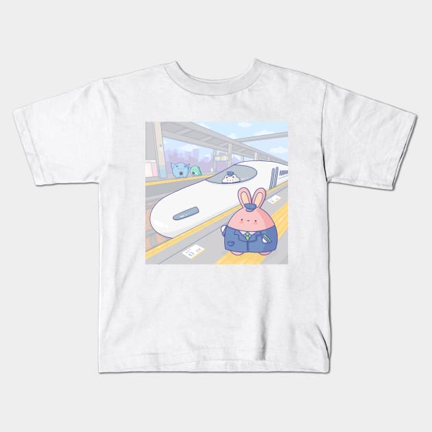 Shinkansen Kids T-Shirt by Lani89